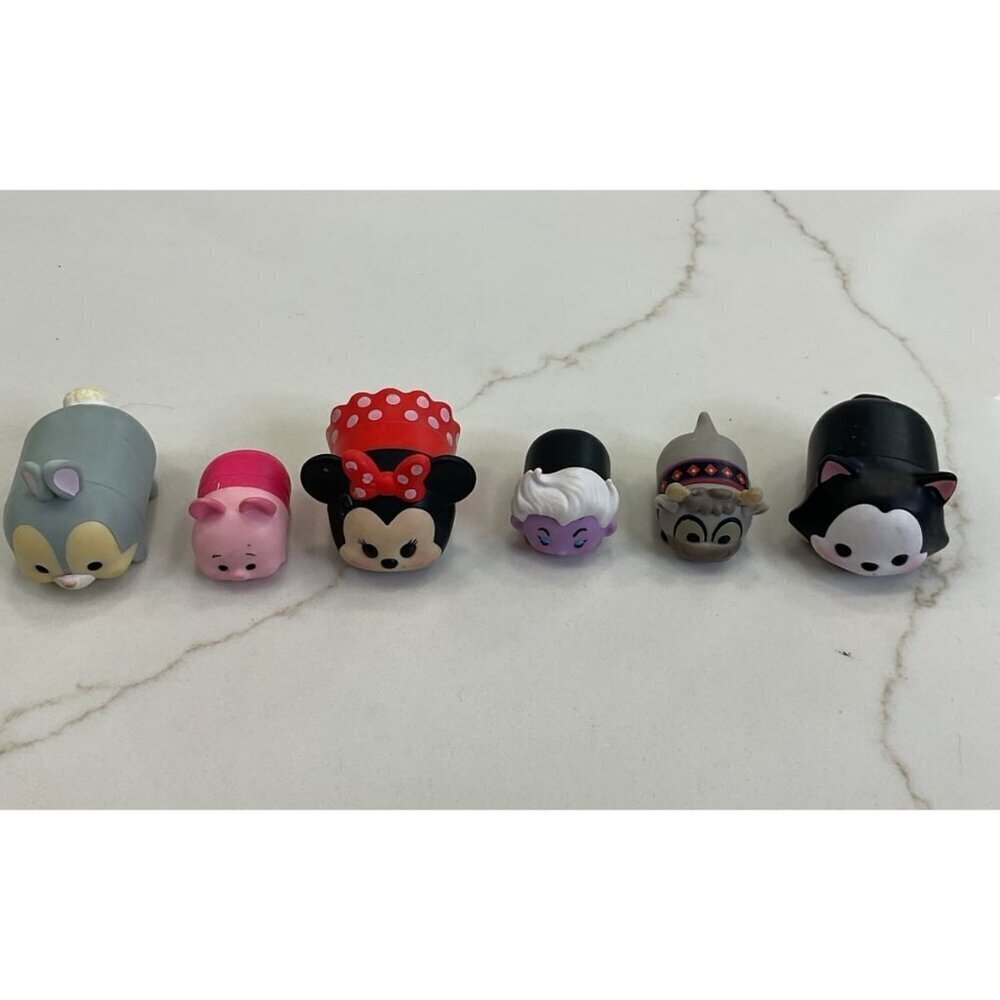 Disney Tsum Tsum 6 Figures Ursula, Minnie, Figaro, Sven, Thumper, Piglet